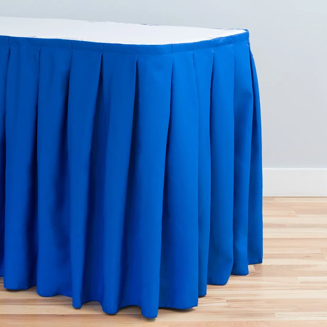 17 ft. Accordion Pleat Polyester Table Skirt (7 Colors)