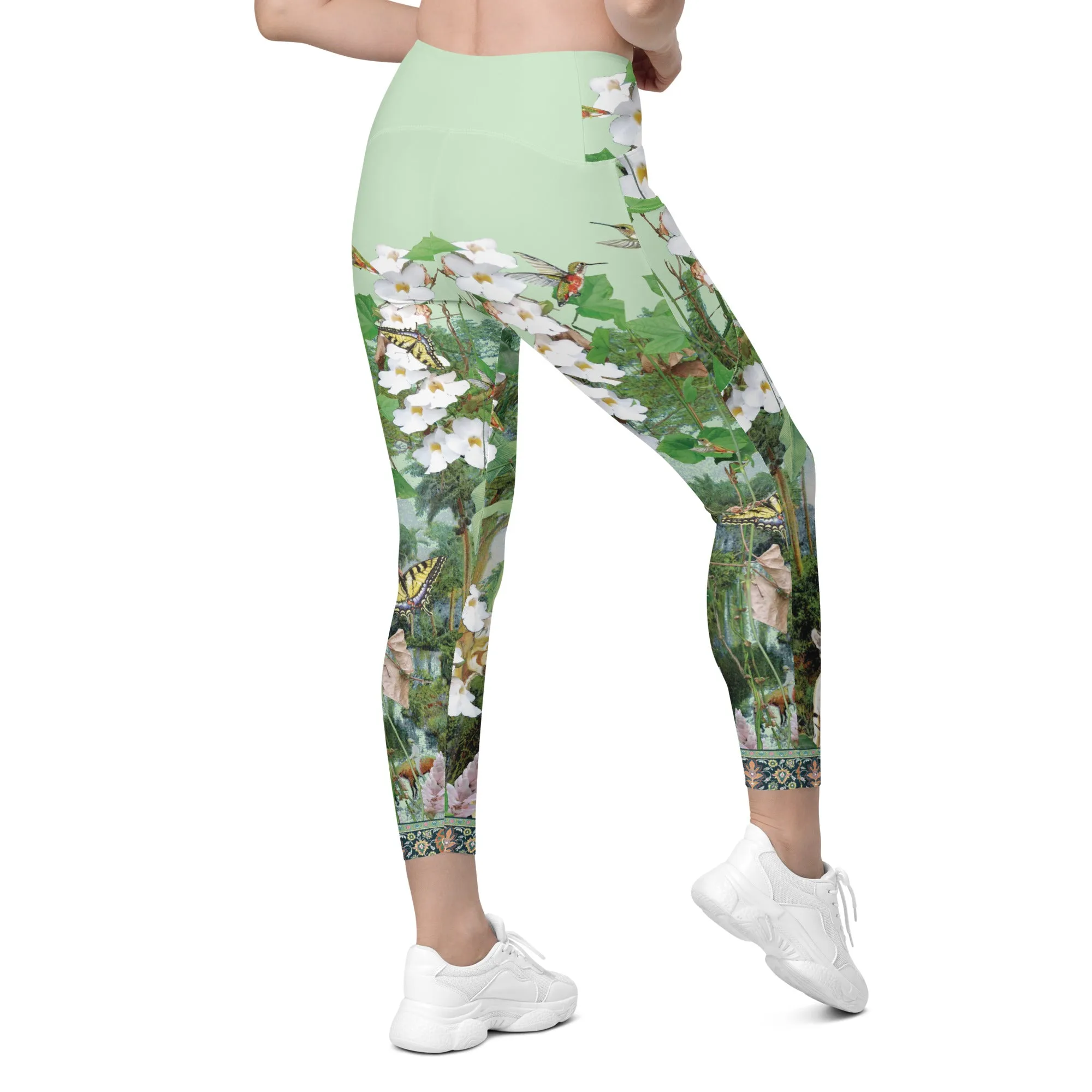 Adonai Crossover leggings with pockets