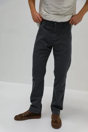 Button Comfy Pants Navy