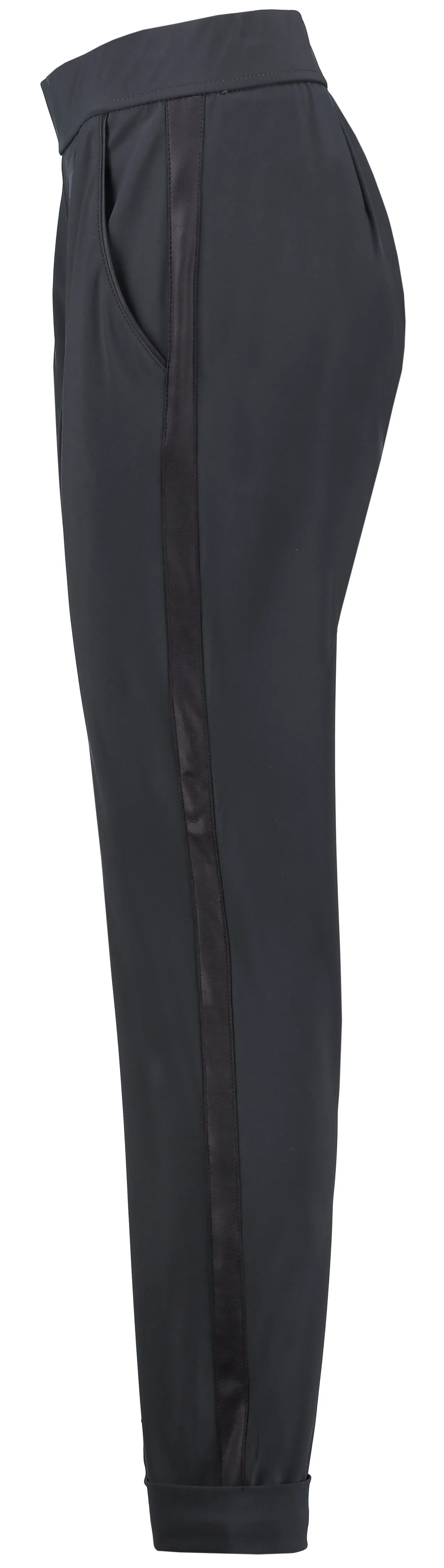 Candice Stripe - Dark Grey with Black Stripe