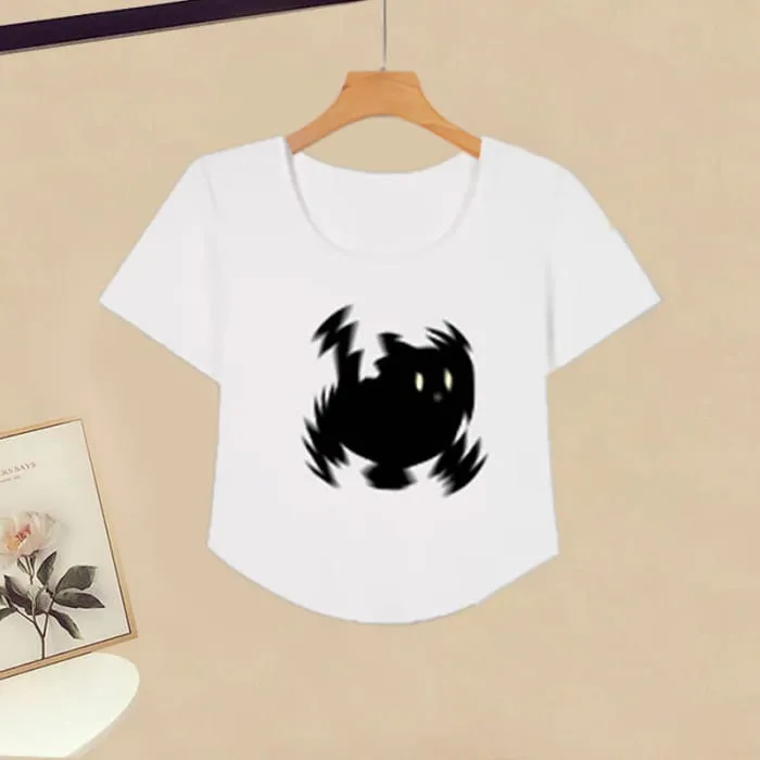 Cartoon Kitty Casual T-shirt Cargo Pants