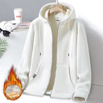 Classic Fashion Solid Color Hooded Jacket