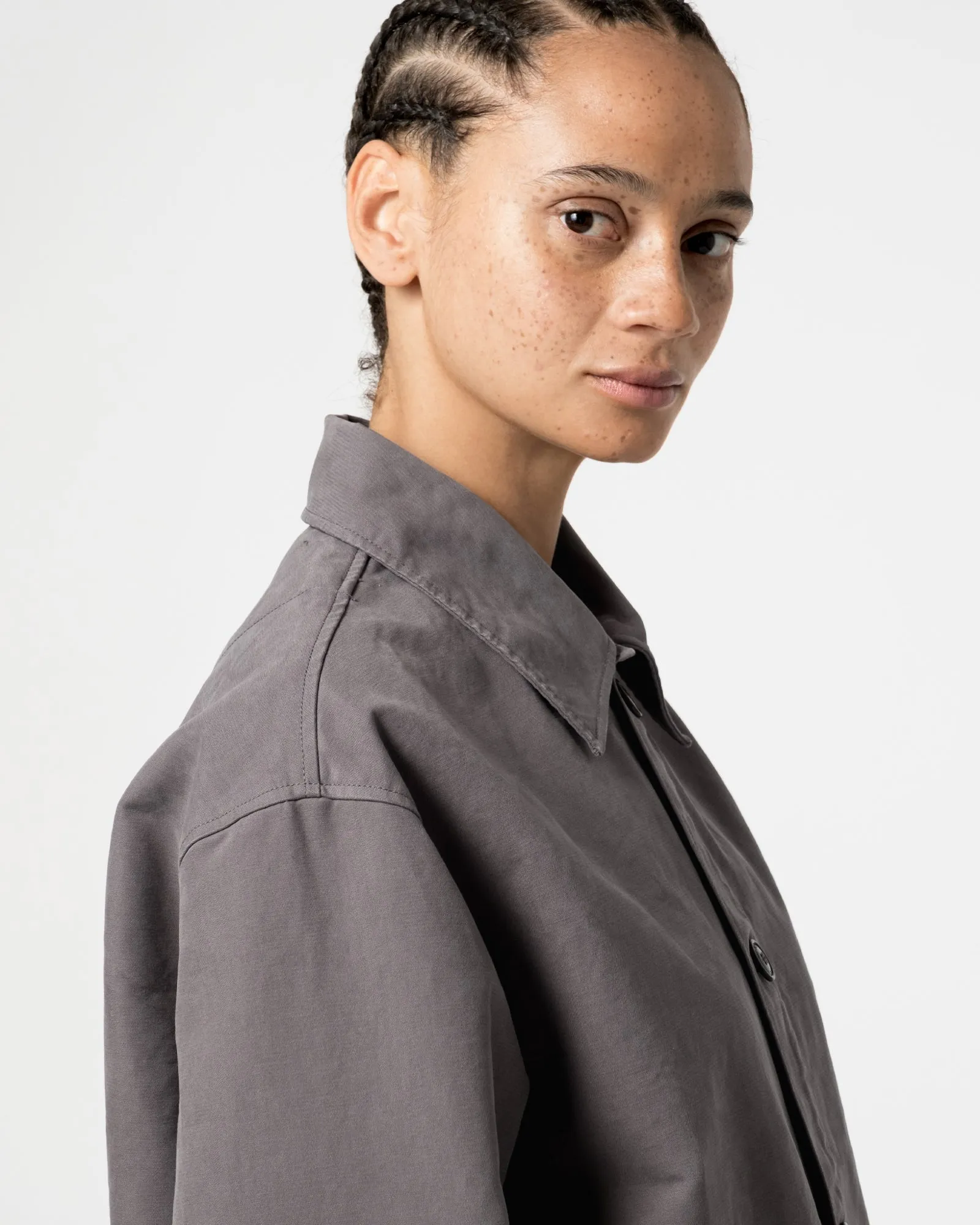Coach Jacket Nebraska Cotton Charcoal