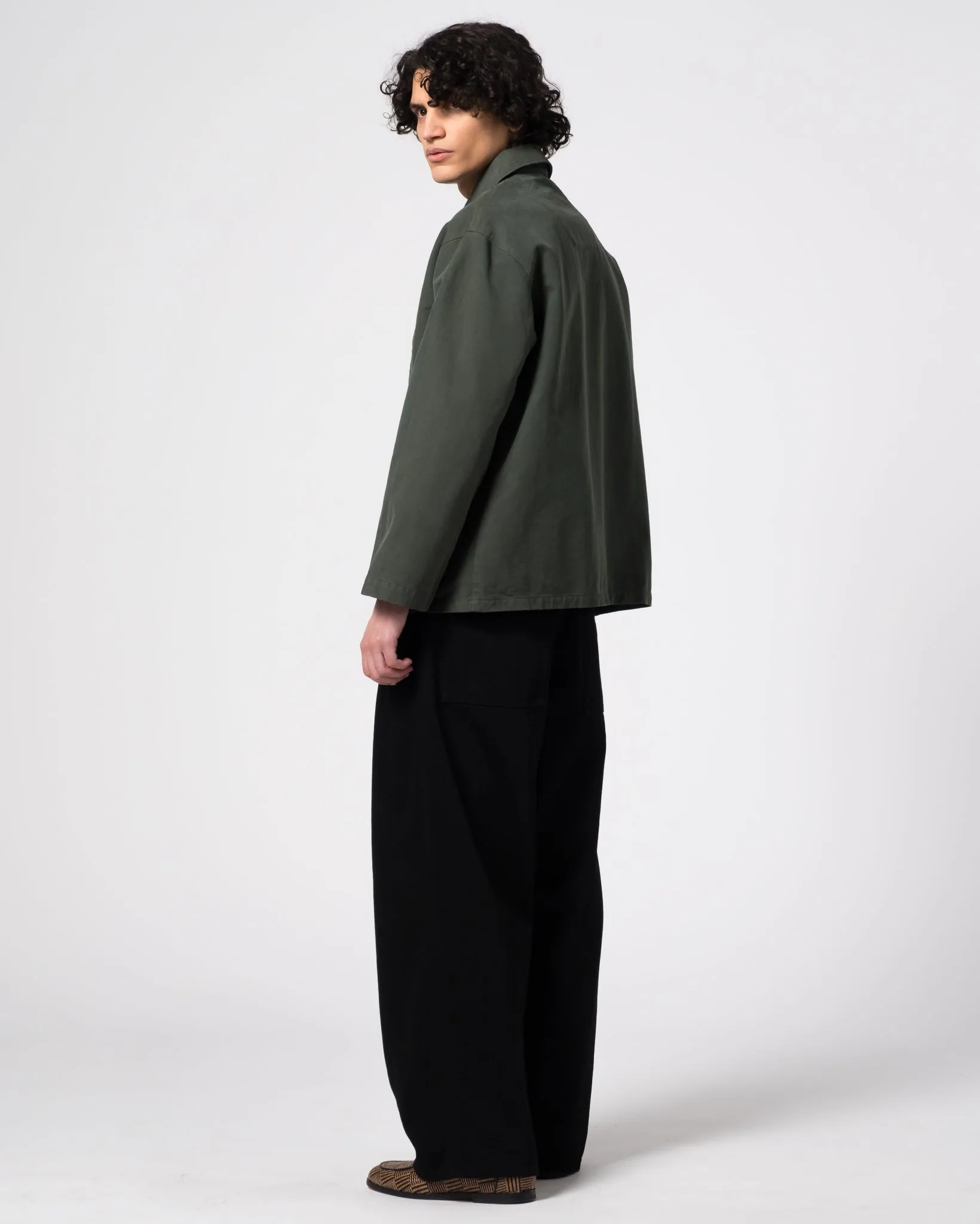Coach Jacket Nebraska Cotton Forest Green