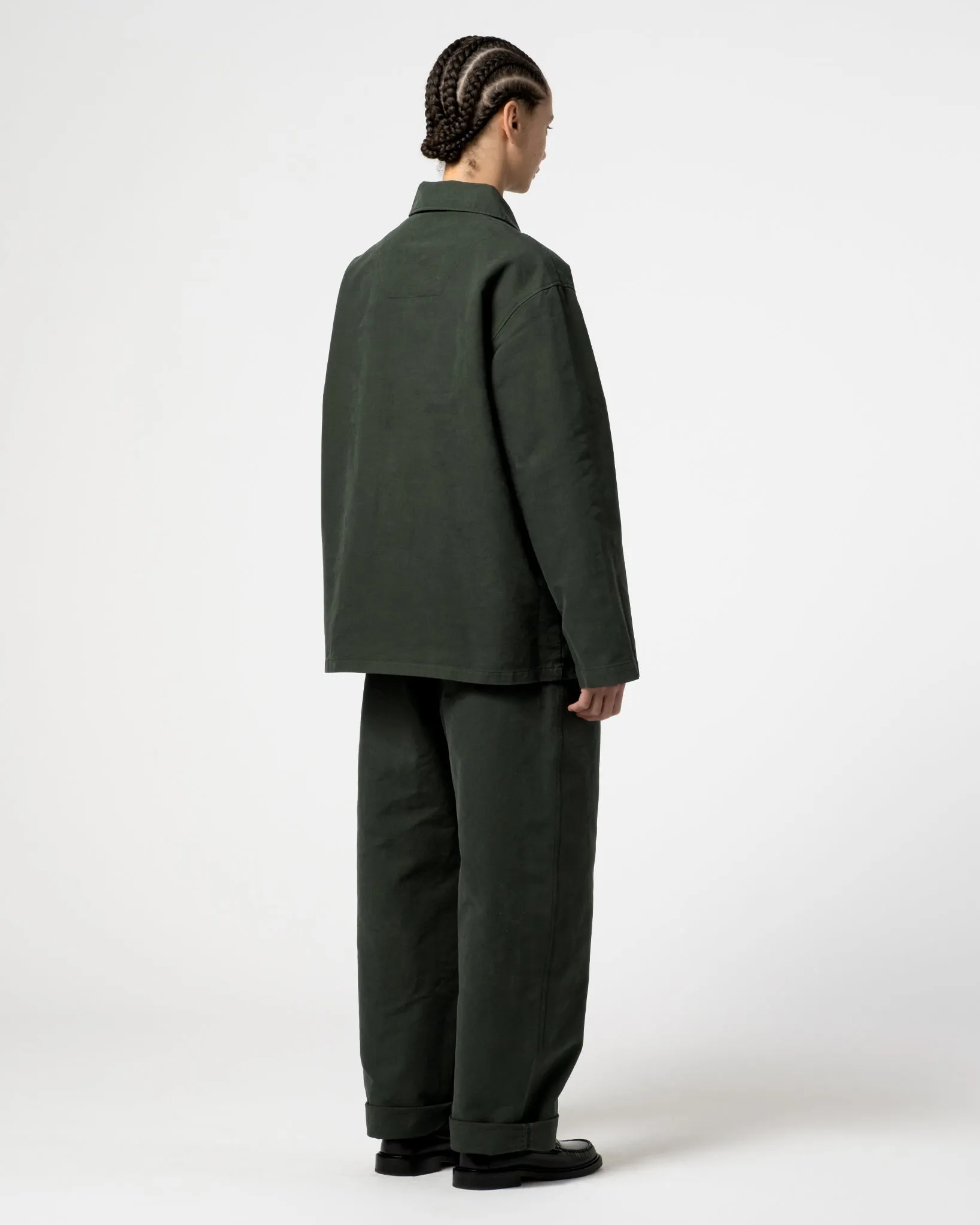 Coach Jacket Nebraska Cotton Forest Green