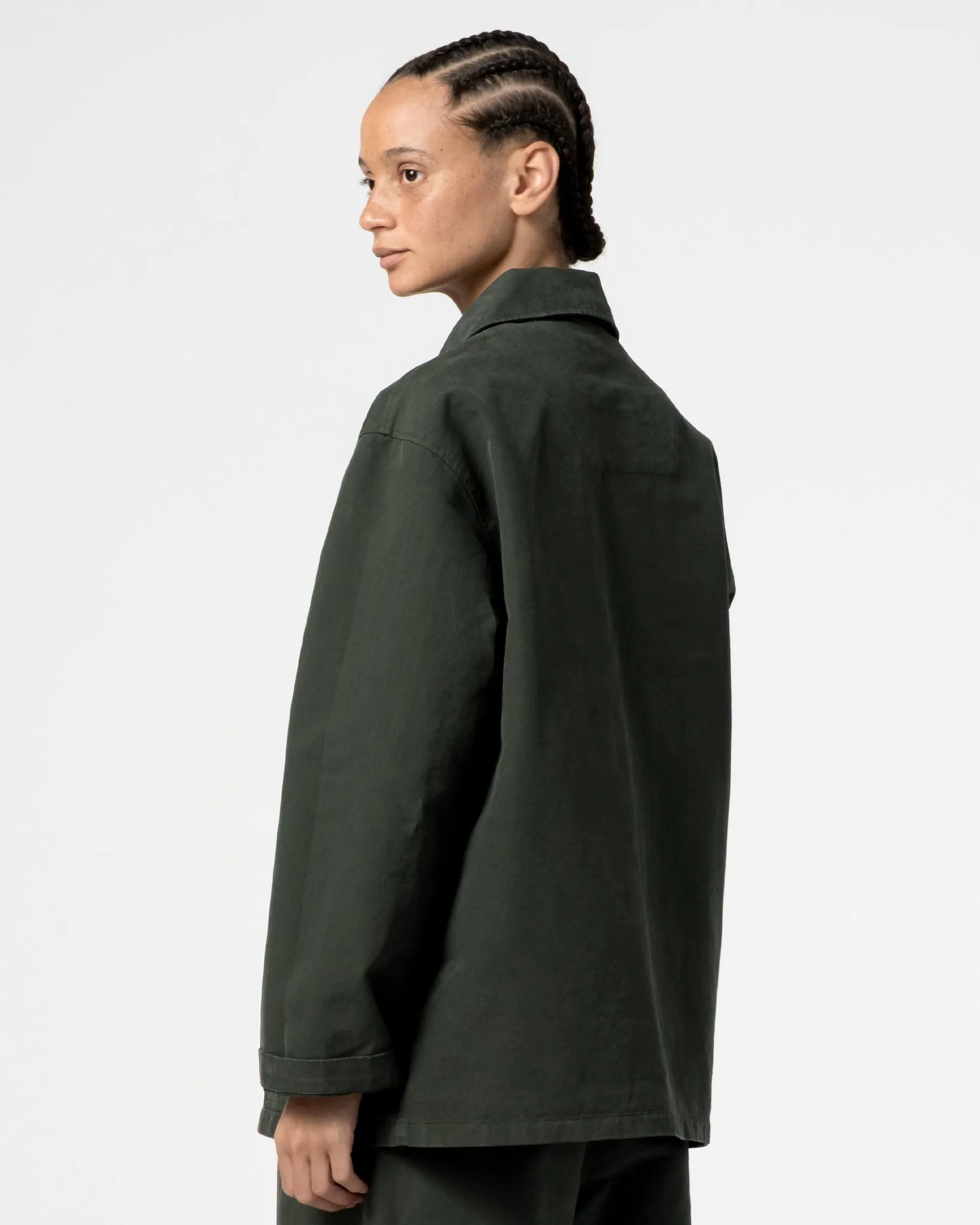 Coach Jacket Nebraska Cotton Forest Green