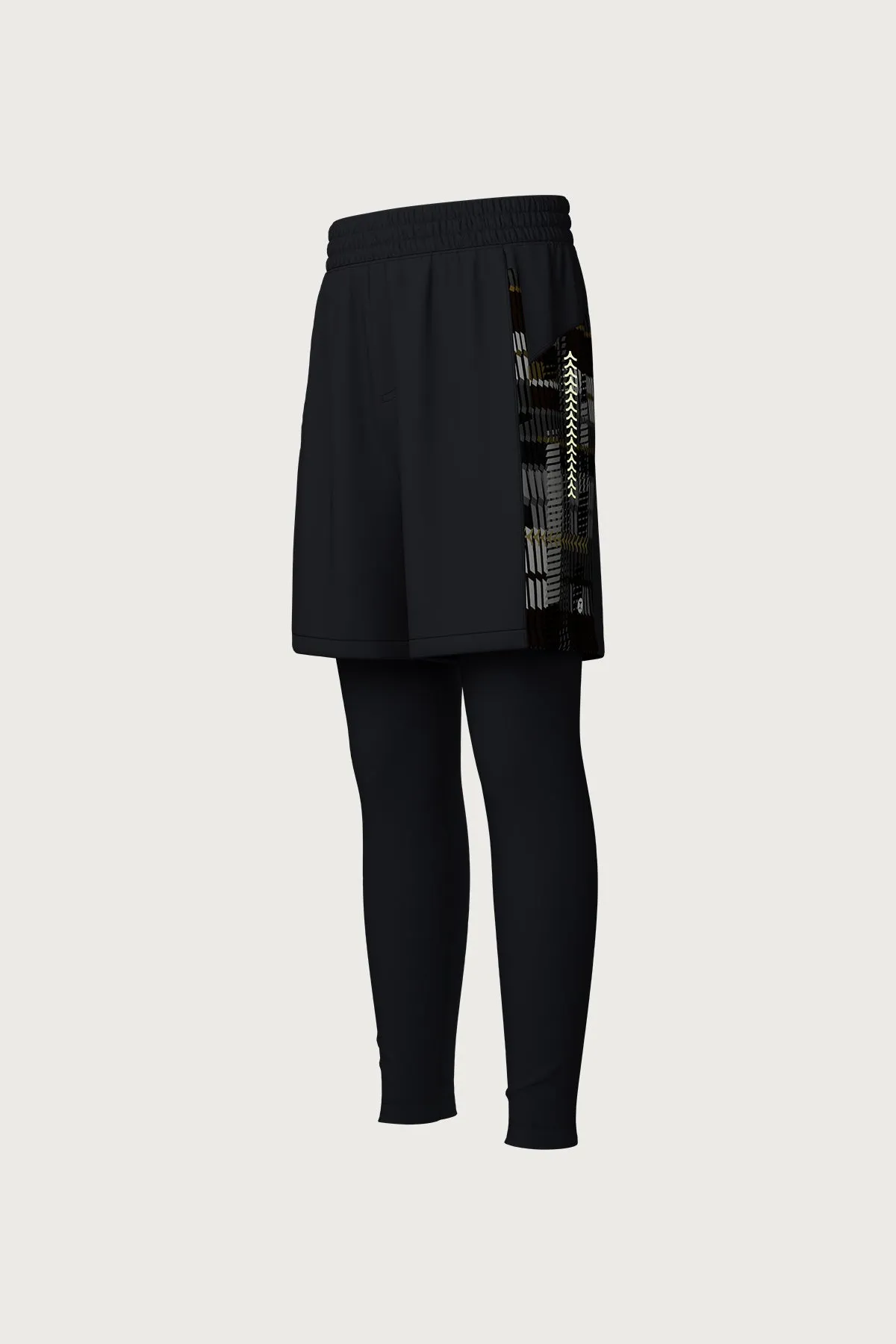 Colour Blocking 2 in 1 Pants