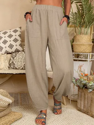 Comfy Cotton Harem Pants
