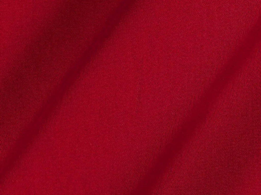 Dark Red Plain Dyed Cotton Satin Fabric (Wholesale)
