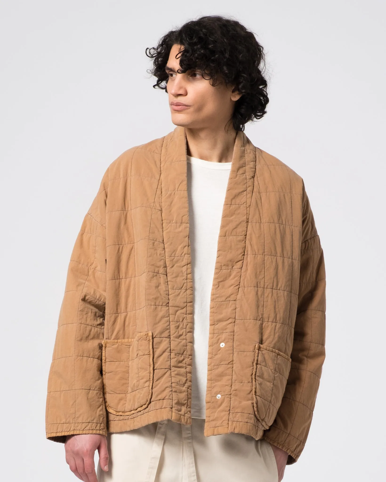 Edo Jacket Cotton Quilt Almond