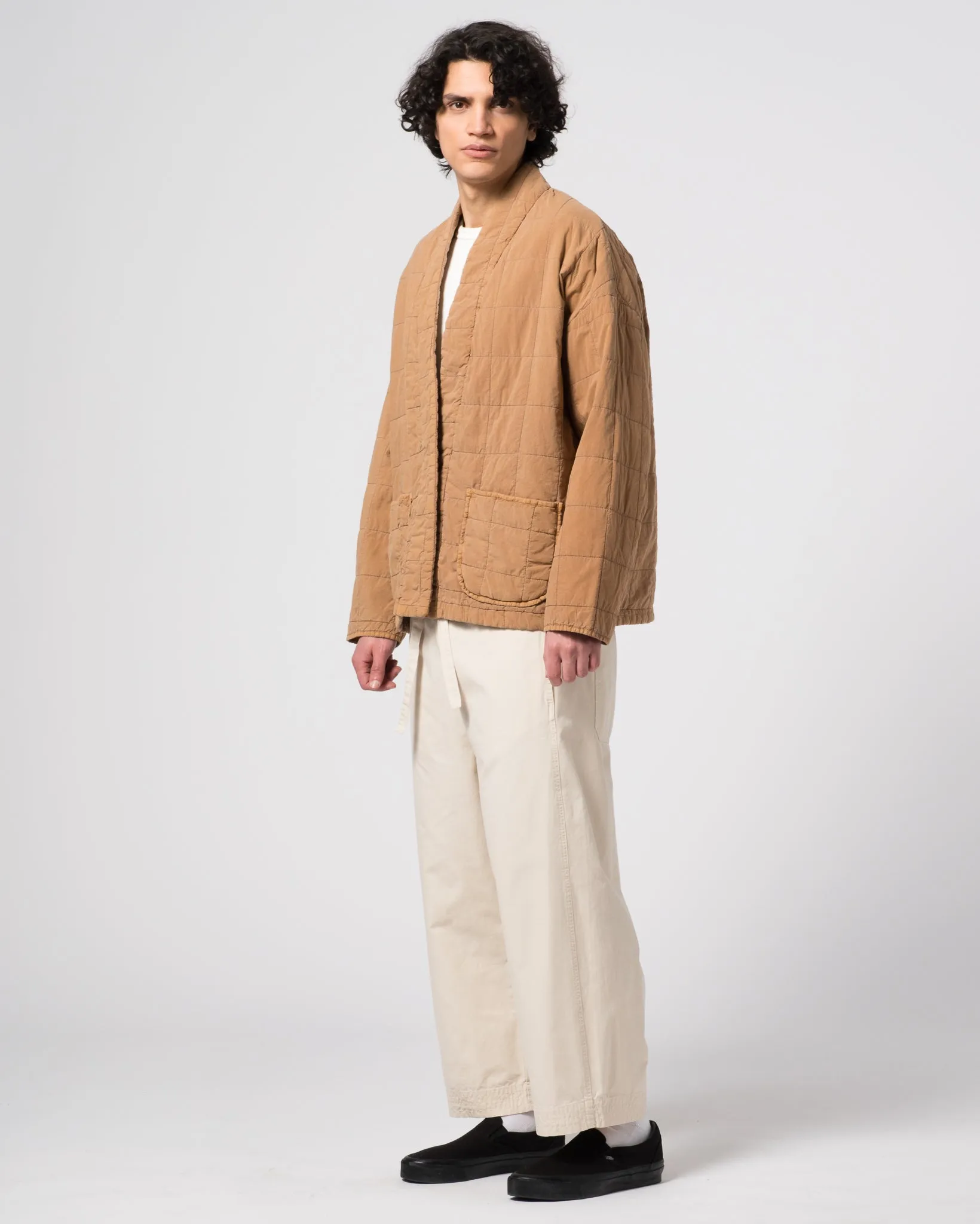 Edo Jacket Cotton Quilt Almond