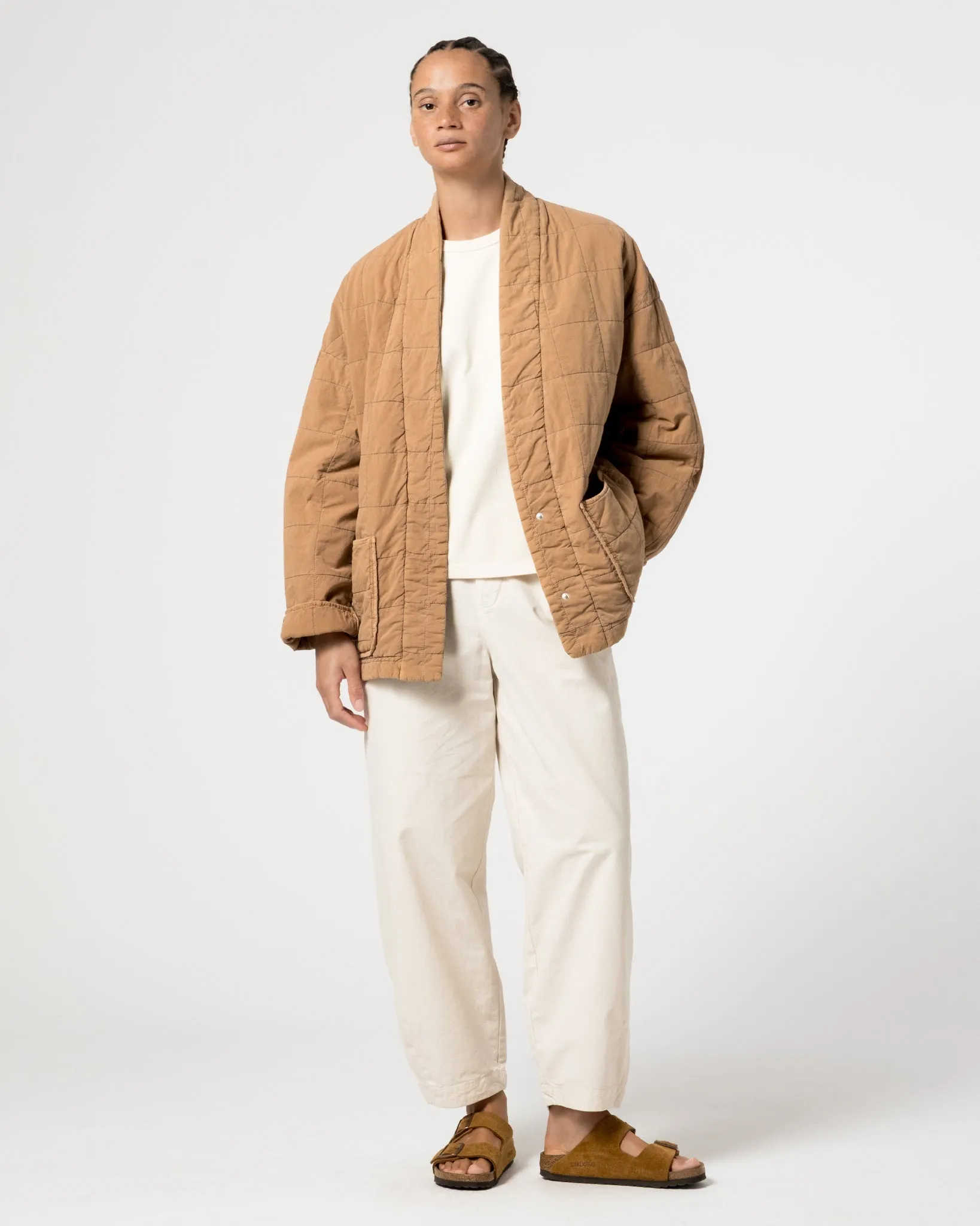 Edo Jacket Cotton Quilt Almond