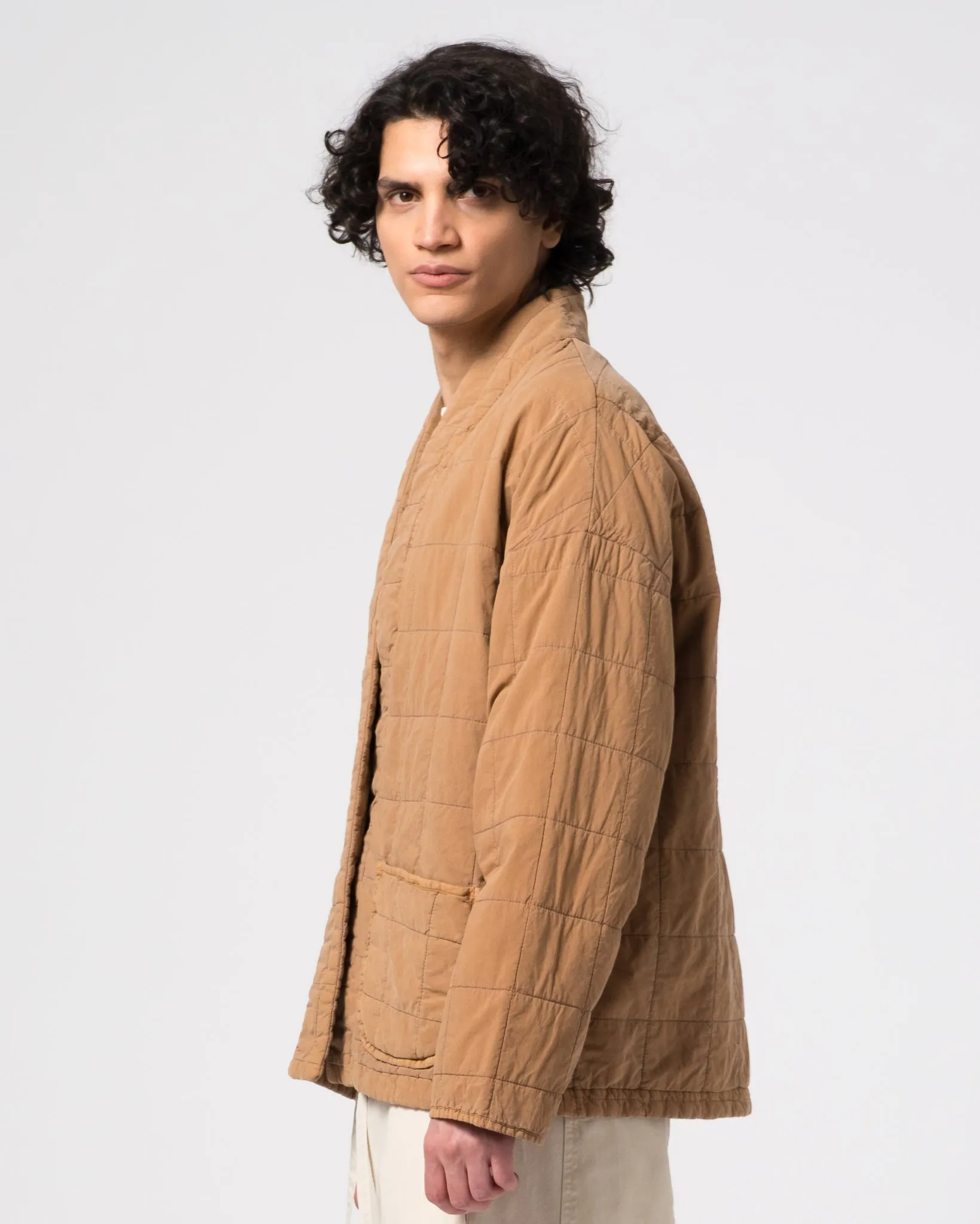 Edo Jacket Cotton Quilt Almond