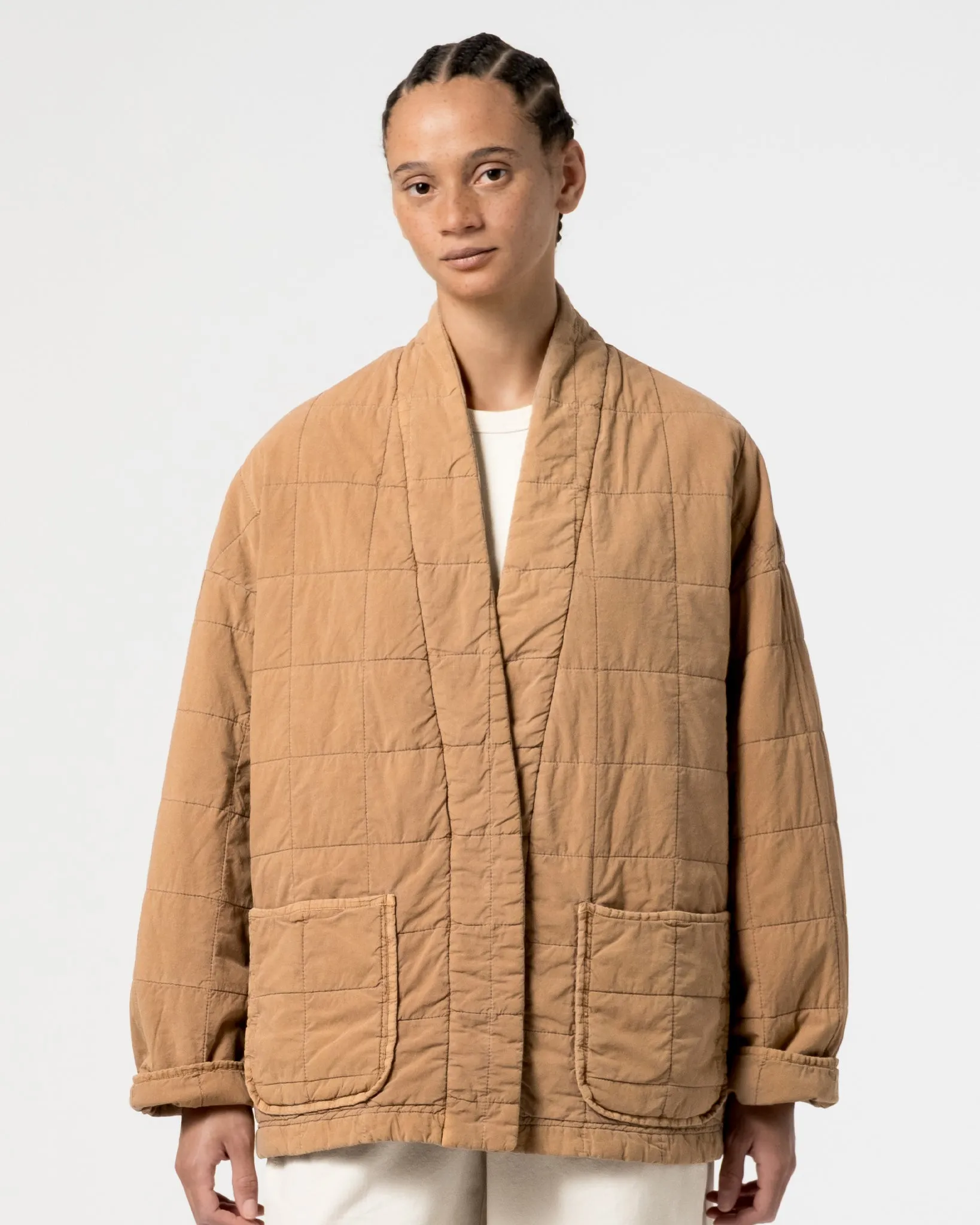Edo Jacket Cotton Quilt Almond