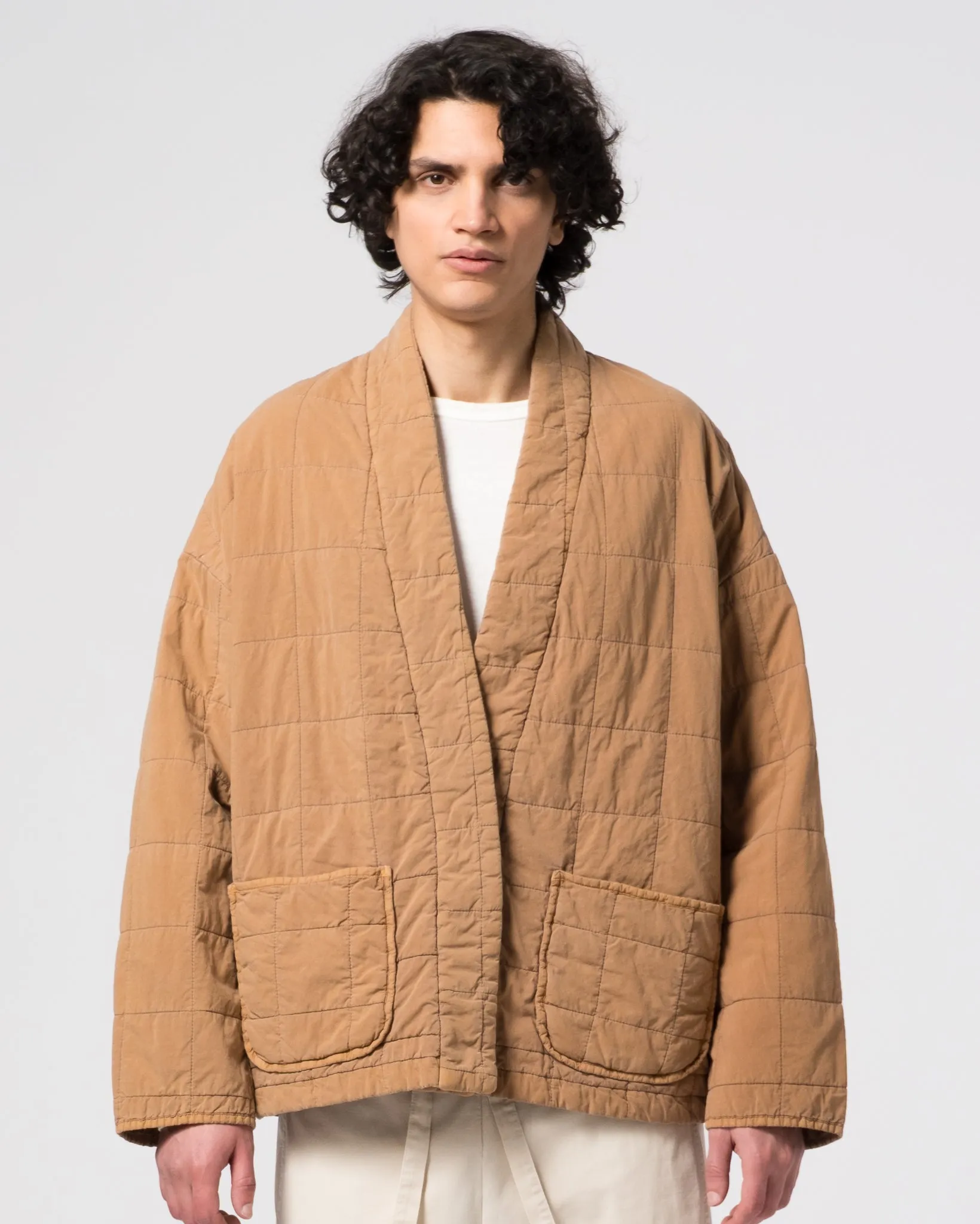 Edo Jacket Cotton Quilt Almond
