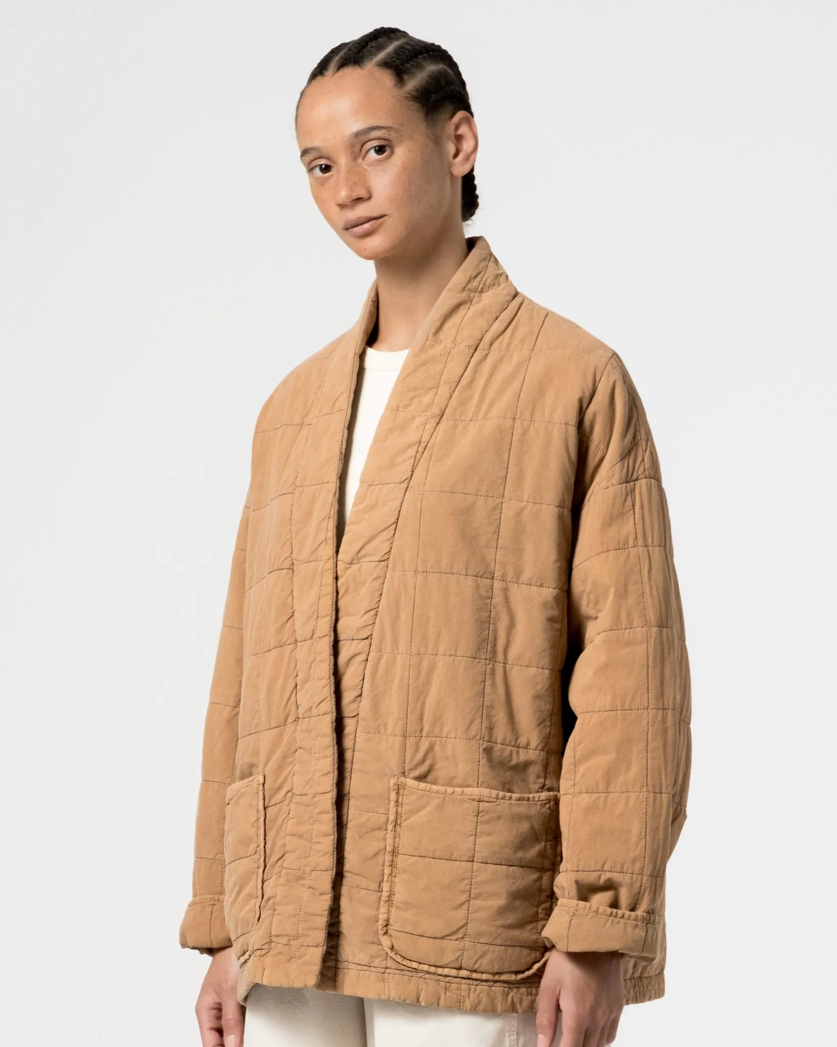 Edo Jacket Cotton Quilt Almond