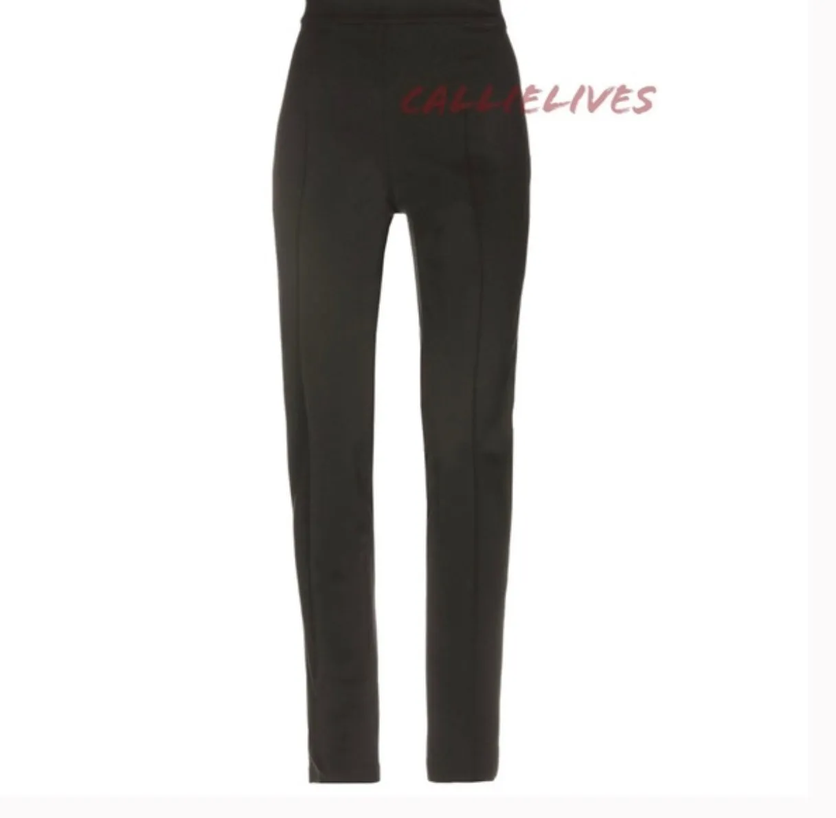 Elaine Ponte: Moschino Cheap Chic Black Work Pants