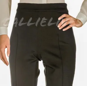 Elaine Ponte: Moschino Cheap Chic Black Work Pants