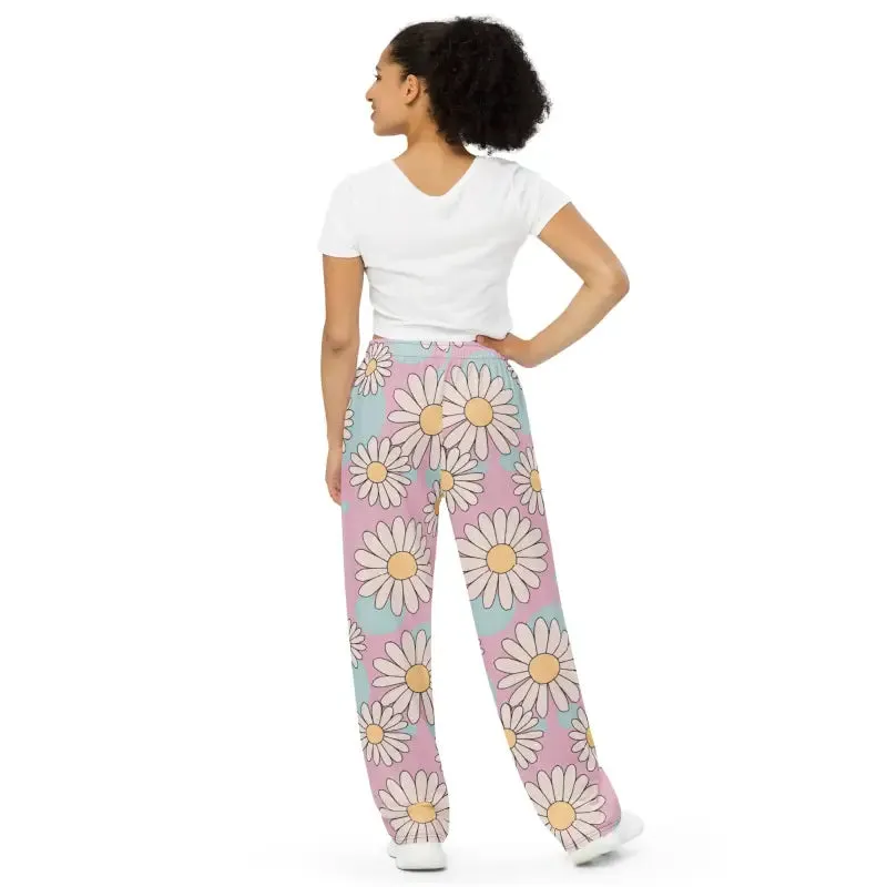 Elevate your Vibe with Floral Wide Leg Pants
