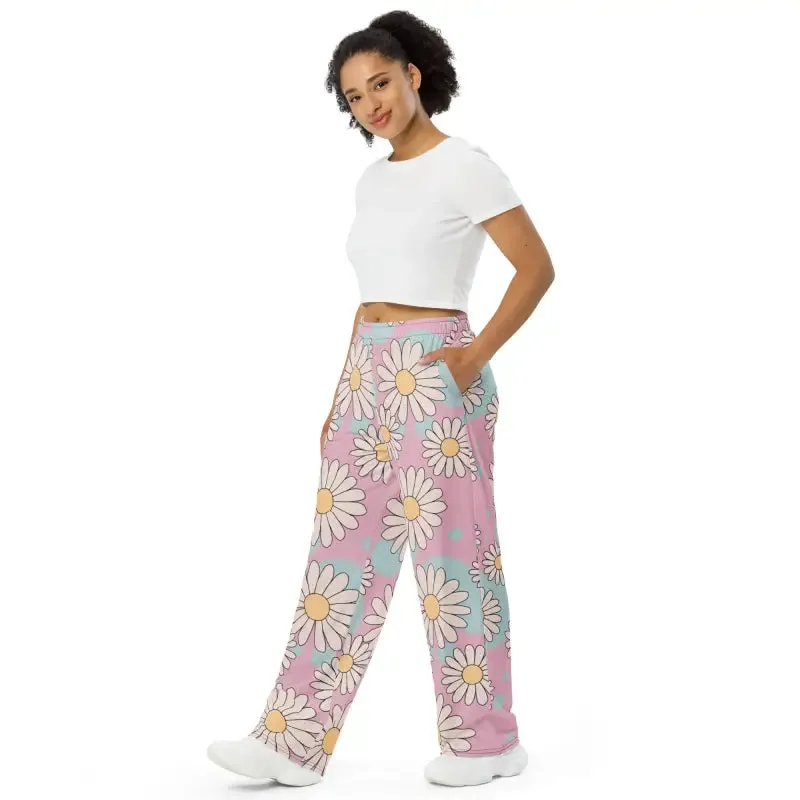 Elevate your Vibe with Floral Wide Leg Pants