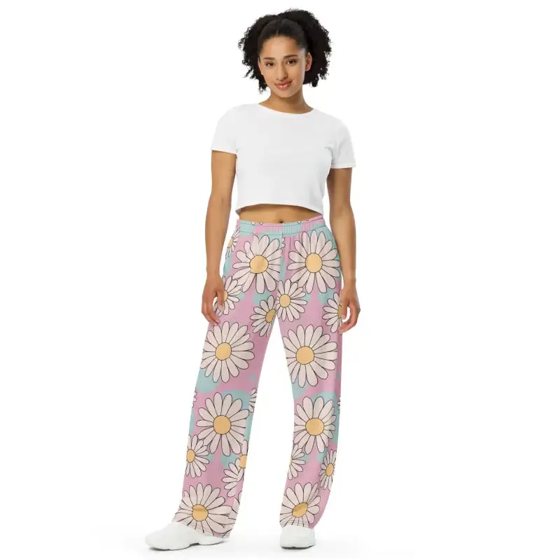 Elevate your Vibe with Floral Wide Leg Pants