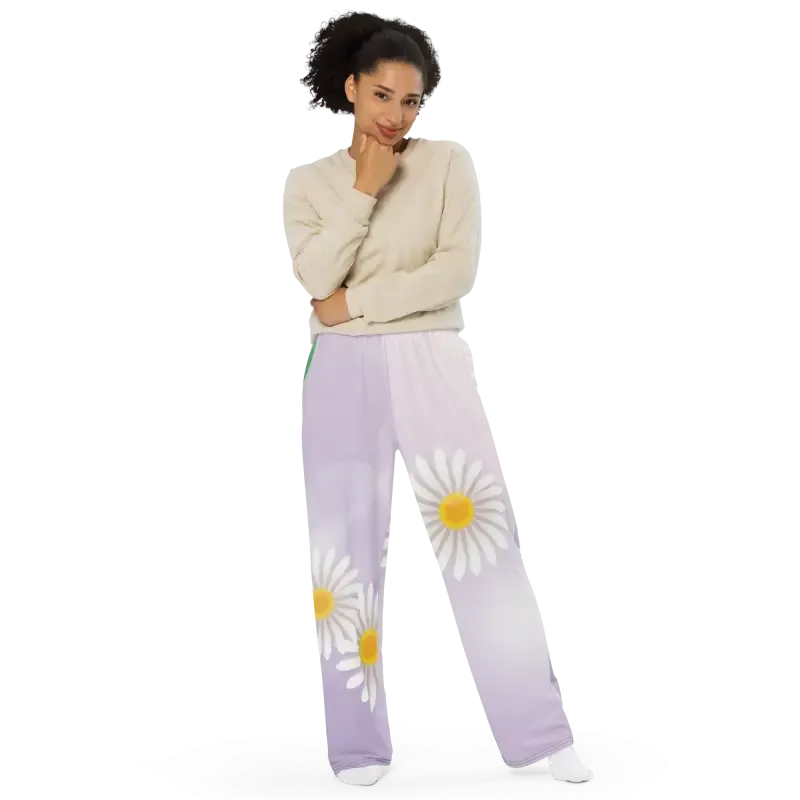 Elevate your Vibe with Floral Wide Leg Pants