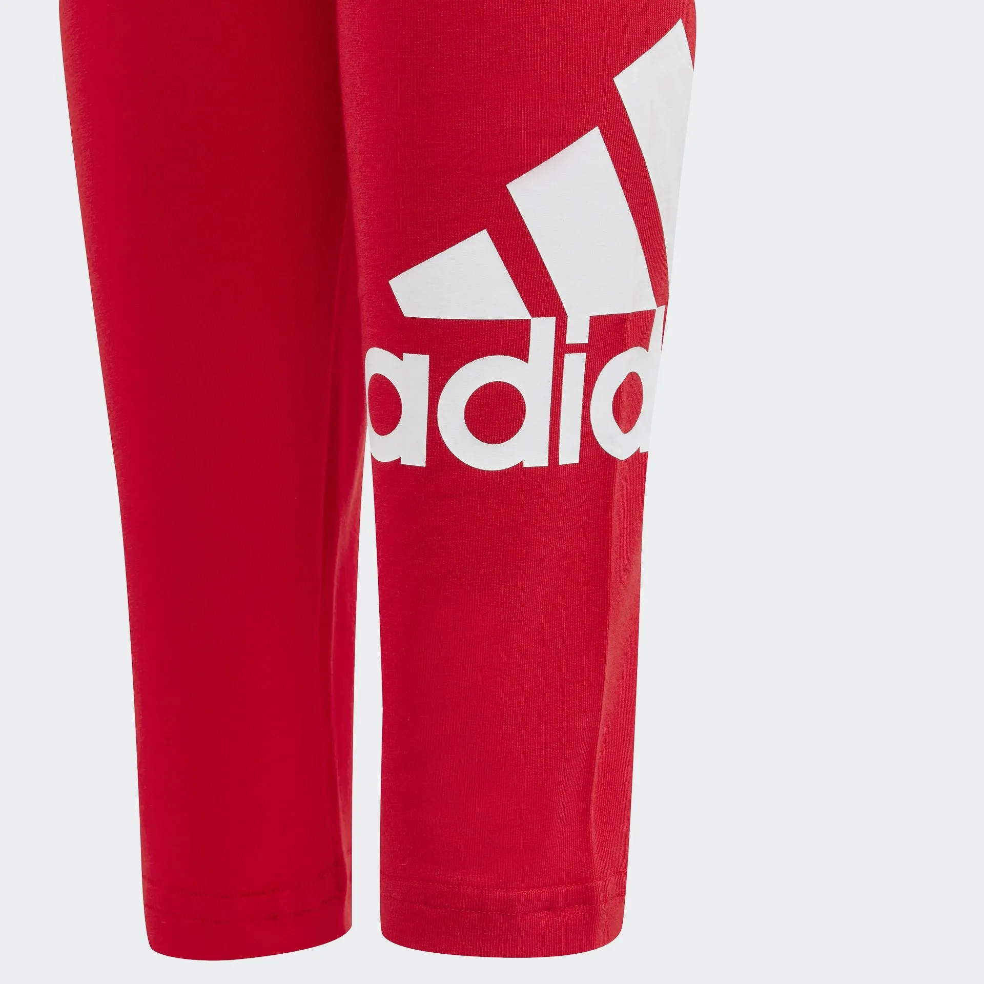 ESSENTIALS BIG LOGO COTTON LEGGINGS - Red