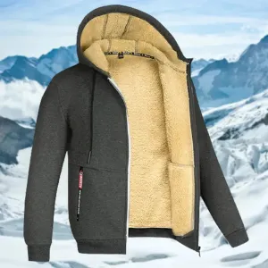 Gilben - Veste d'hiver pour hommes avec capuche et polaire