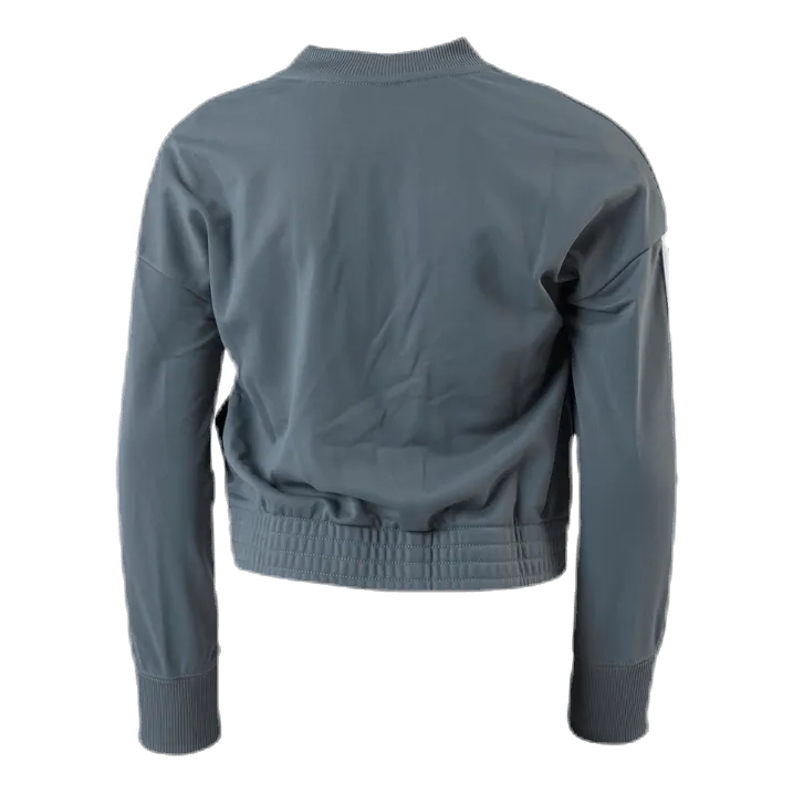 Girls Track Suit Tape  White/Grey