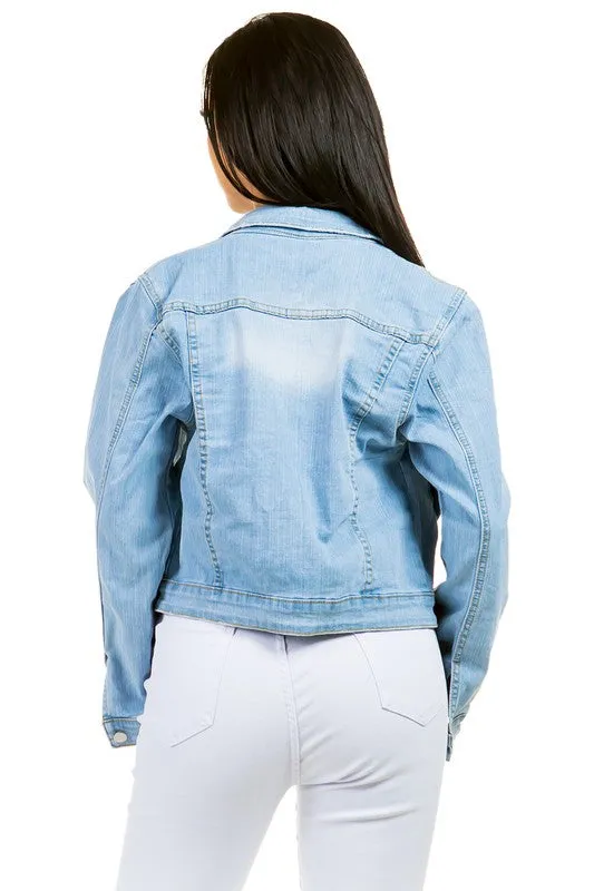 Light blue DENIM JACKET