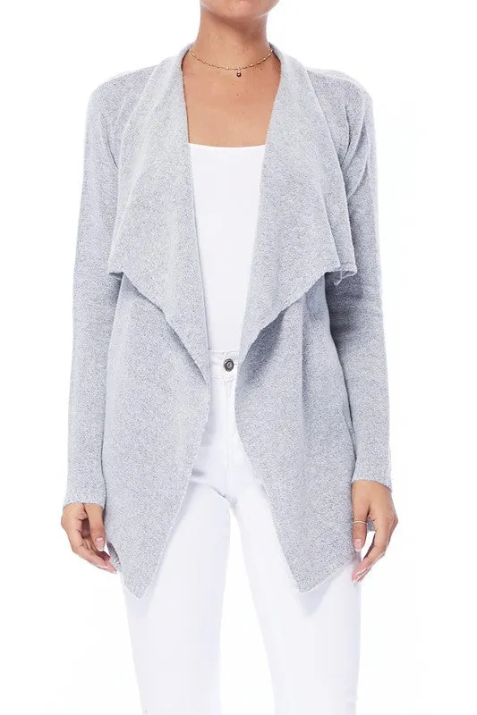 Mak Draped Stylish Cape Sweater Cardigan