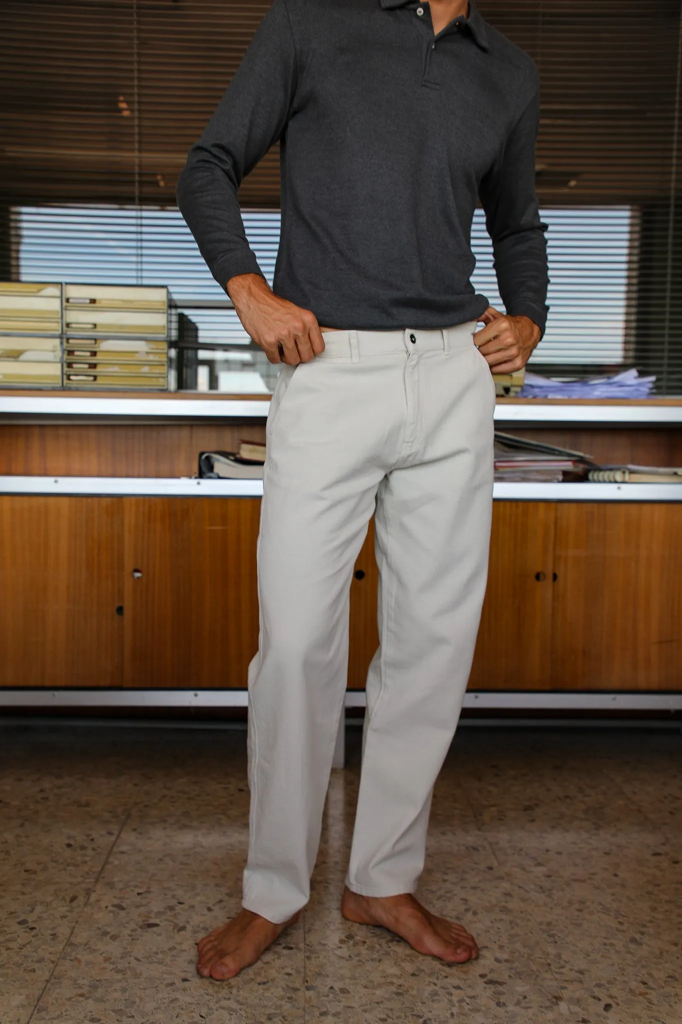 Modern Comfy Pants White