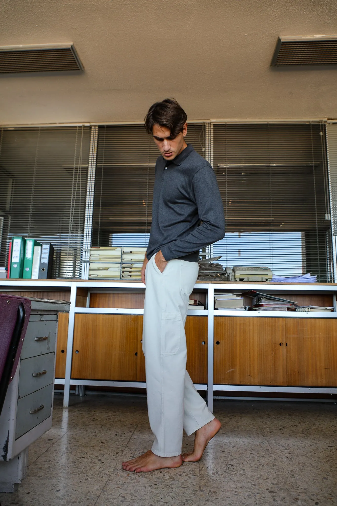 Modern Comfy Pants White