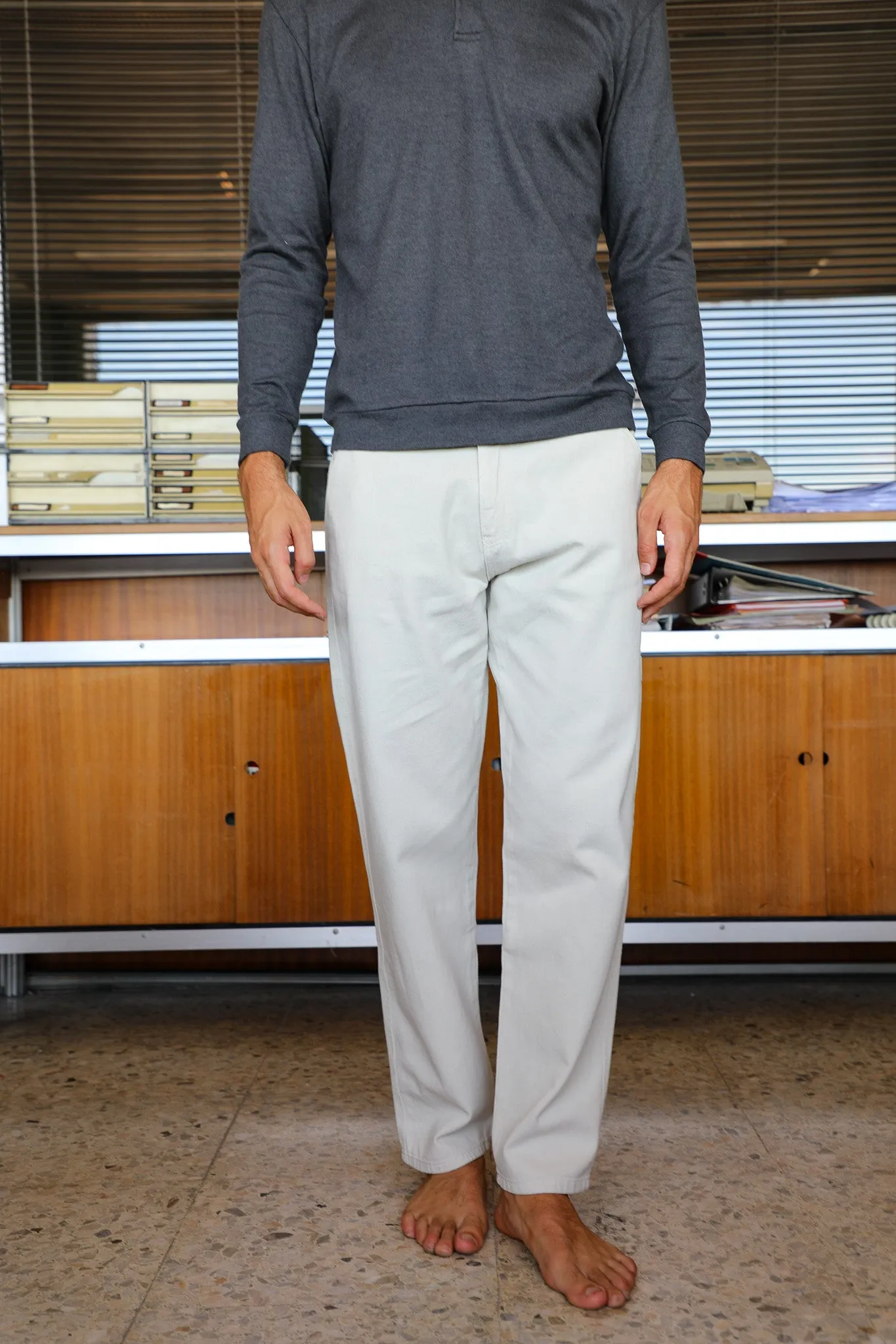 Modern Comfy Pants White