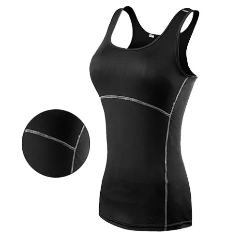 New Yoga Tops Women - Fitted- Solid color