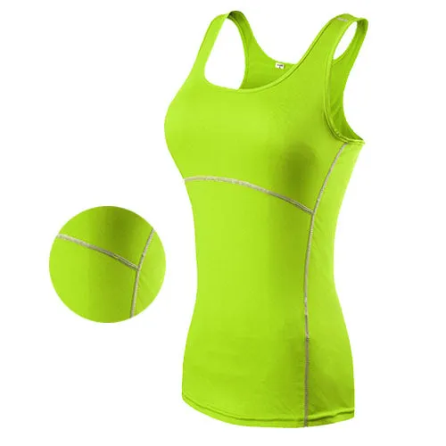 New Yoga Tops Women - Fitted- Solid color