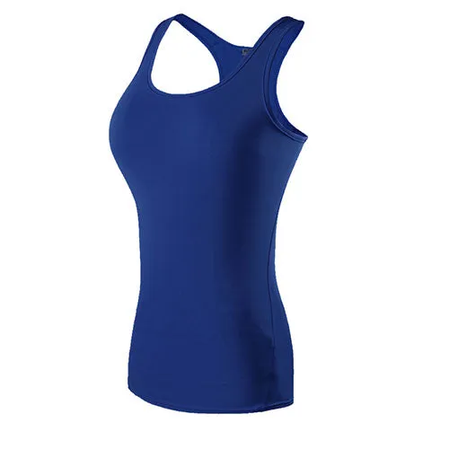 New Yoga Tops Women - Fitted- Solid color