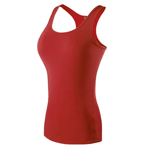 New Yoga Tops Women - Fitted- Solid color