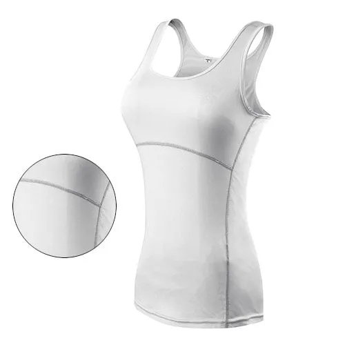 New Yoga Tops Women - Fitted- Solid color