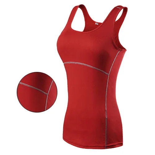 New Yoga Tops Women - Fitted- Solid color