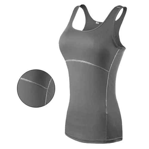 New Yoga Tops Women - Fitted- Solid color