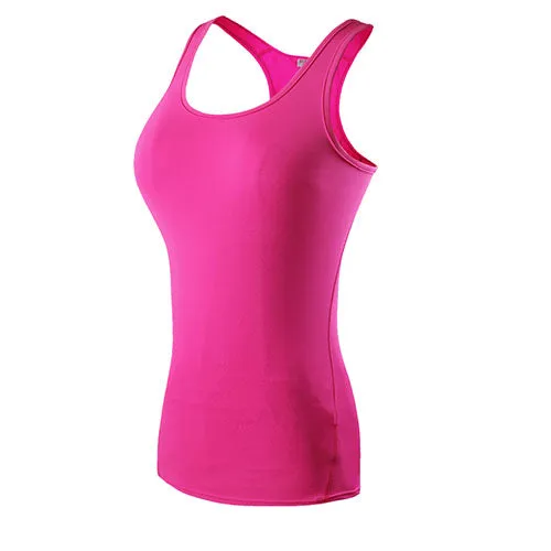 New Yoga Tops Women - Fitted- Solid color