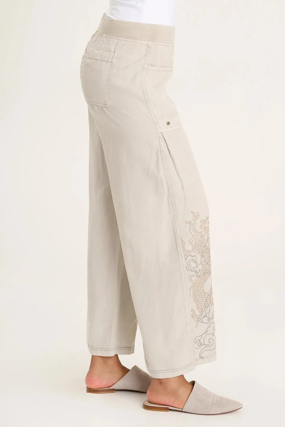Pheodora Embroidered Pant | XCVI