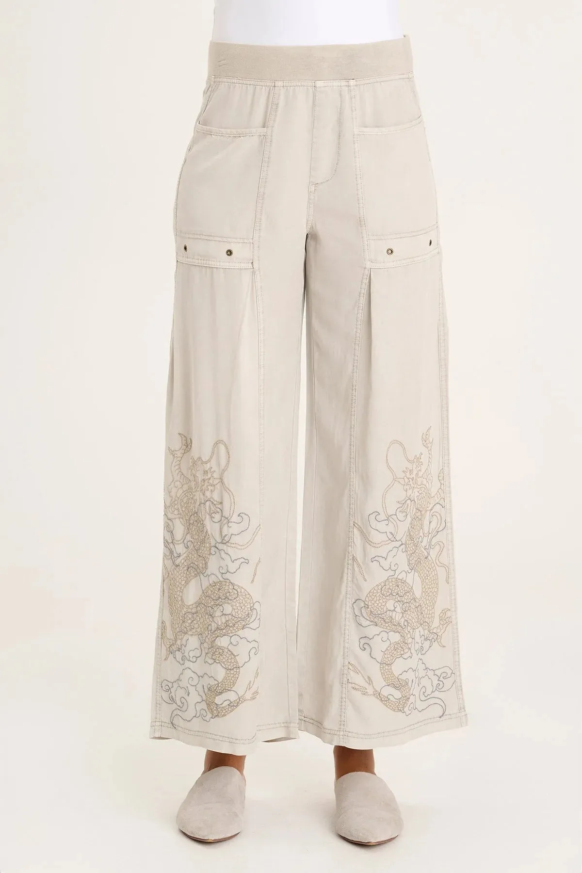 Pheodora Embroidered Pant | XCVI