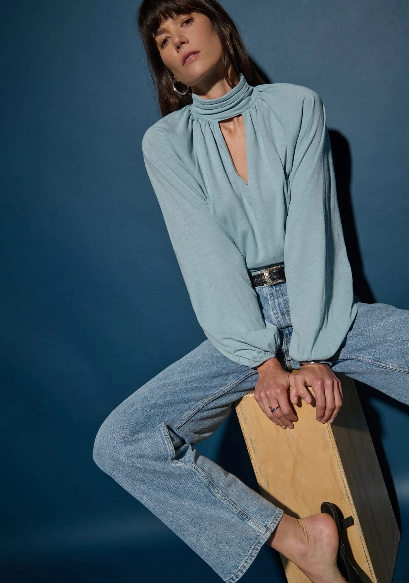Rosalie Keyhole Blouse