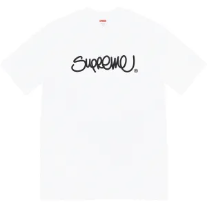 Supreme Handstyle Tee - White