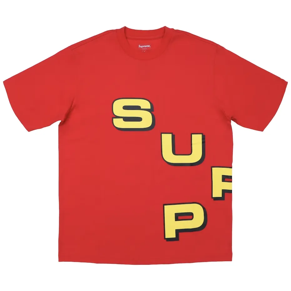 Supreme Stagger Tee Red