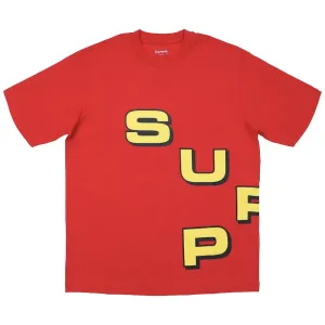 Supreme Stagger Tee Red